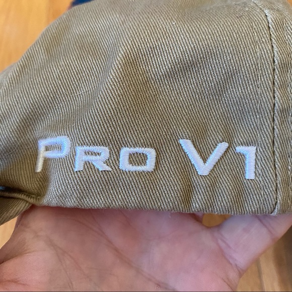 Titleist Tan Khaki Tour Pro V1 Adjustable Hat - Picture 3 of 6